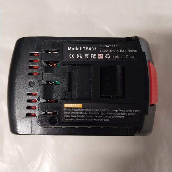 Bateria Akumulator TB003 zamiennik Bosch BAT618 18V, 5000 mAh, 90Wh